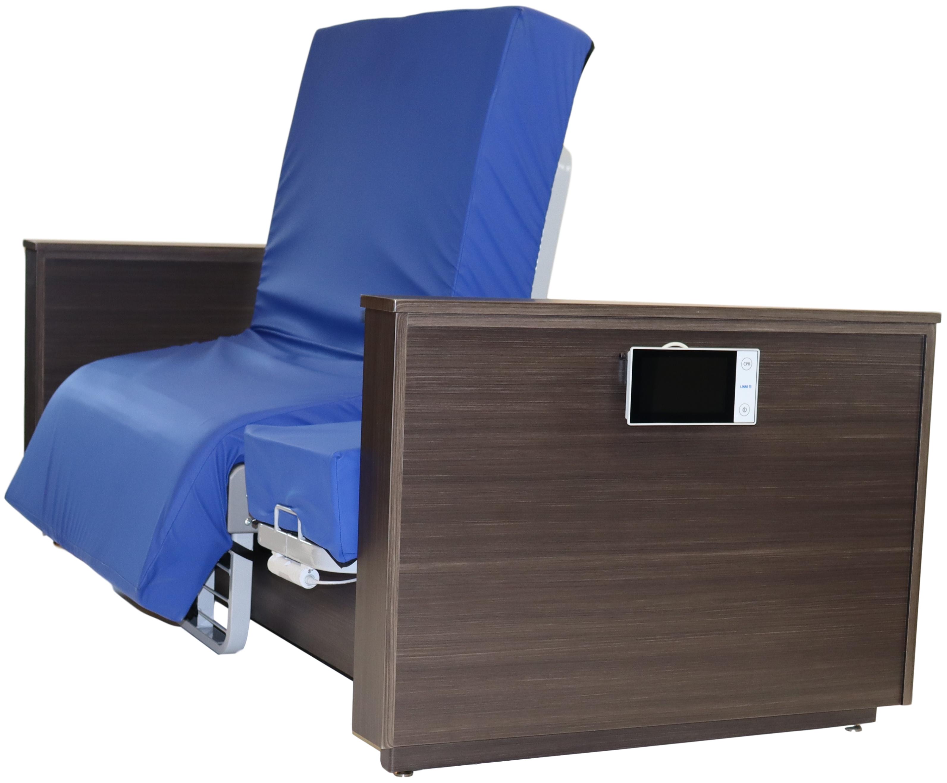 Image of ActiveCare Deluxe Hospital Bed in upright position.