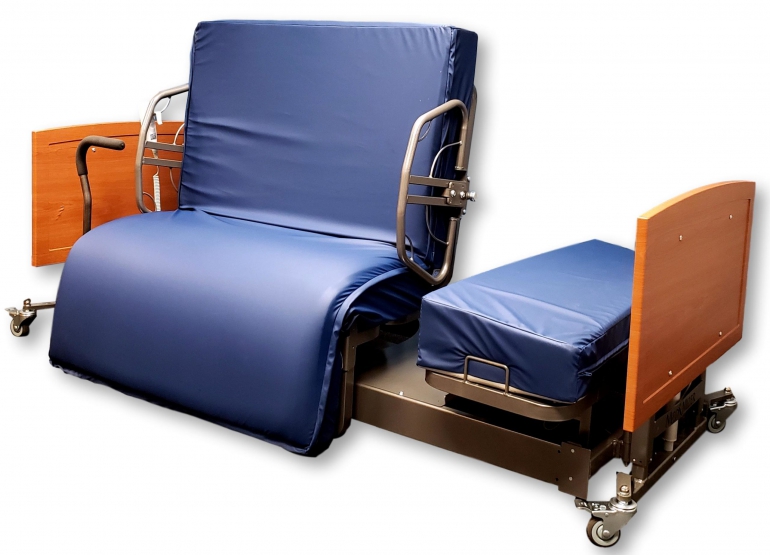 Image of the ActiveCare standard hospital bed in rotated position.