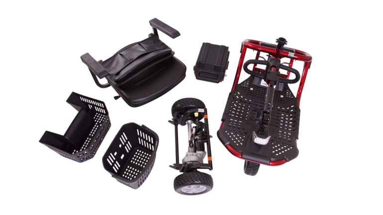 Photo of the LiteRider parts.