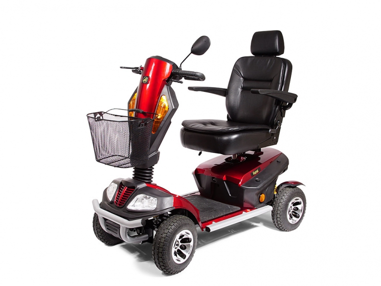 Photo of the Golden Patriot scooter.