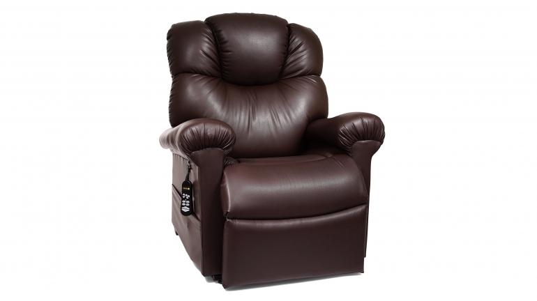Photo of the Power Cloud lift chair in sitting position.