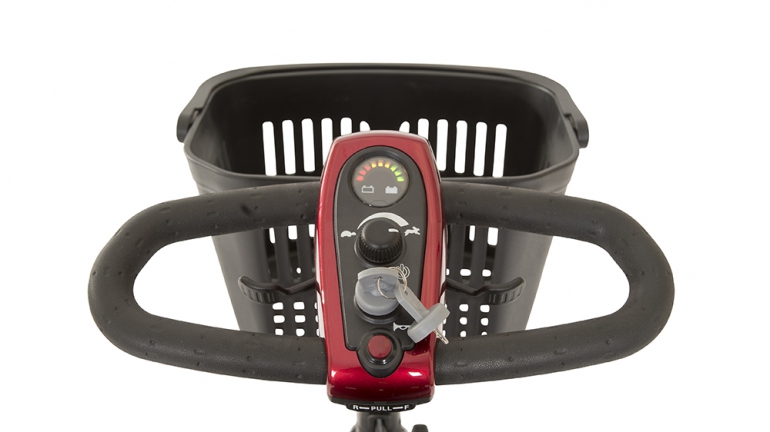 Photo of the LiteRider 4-wheel tiller.