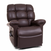 Photo of the Cloud lift chair in the Coffee Bean color sitting. thumbnail