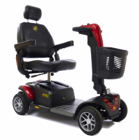 Buzzaround LX 4 Wheel Other Side thumbnail Photo of the Buzzaround LX from the right side of the scooter. thumbnail