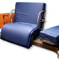 ActiveCare Standard Hospital Bed 2 thumbnail Image of the ActiveCare standard hospital bed in rotated position. thumbnail