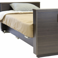 Image of the ActiveCare Deluxe Hospital Bed with bedding. thumbnail