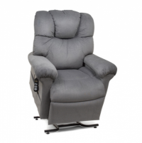 Photo of Power Cloud lift chair in Sterling color in standing position. thumbnail