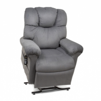 Power Cloud Lift Chair Sterling Standing thumbnail Photo of Power Cloud lift chair in Sterling color in standing position. thumbnail