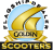 golden scooter badge
